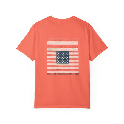 Patriotic Garment-Dyed T-Shirt | Perfect for 4th of July, Memorial Day, Casual Wear, Gifts, Americana Style Printify