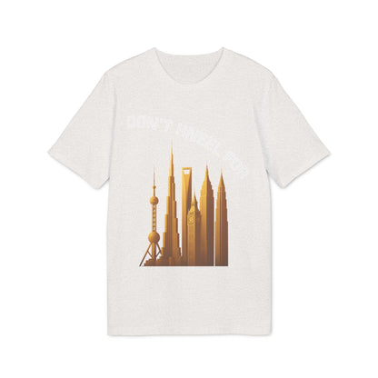 Urban Skyline Unisex T-Shirt, Creative Graphic Tee for Casual Wear, Gift for Architects, Tourists, Travel Lovers, Cityscape Apparel Printify