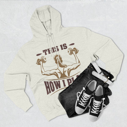 Rcnsons Unisex Three-Panel Fleece 'Play' Hoodie