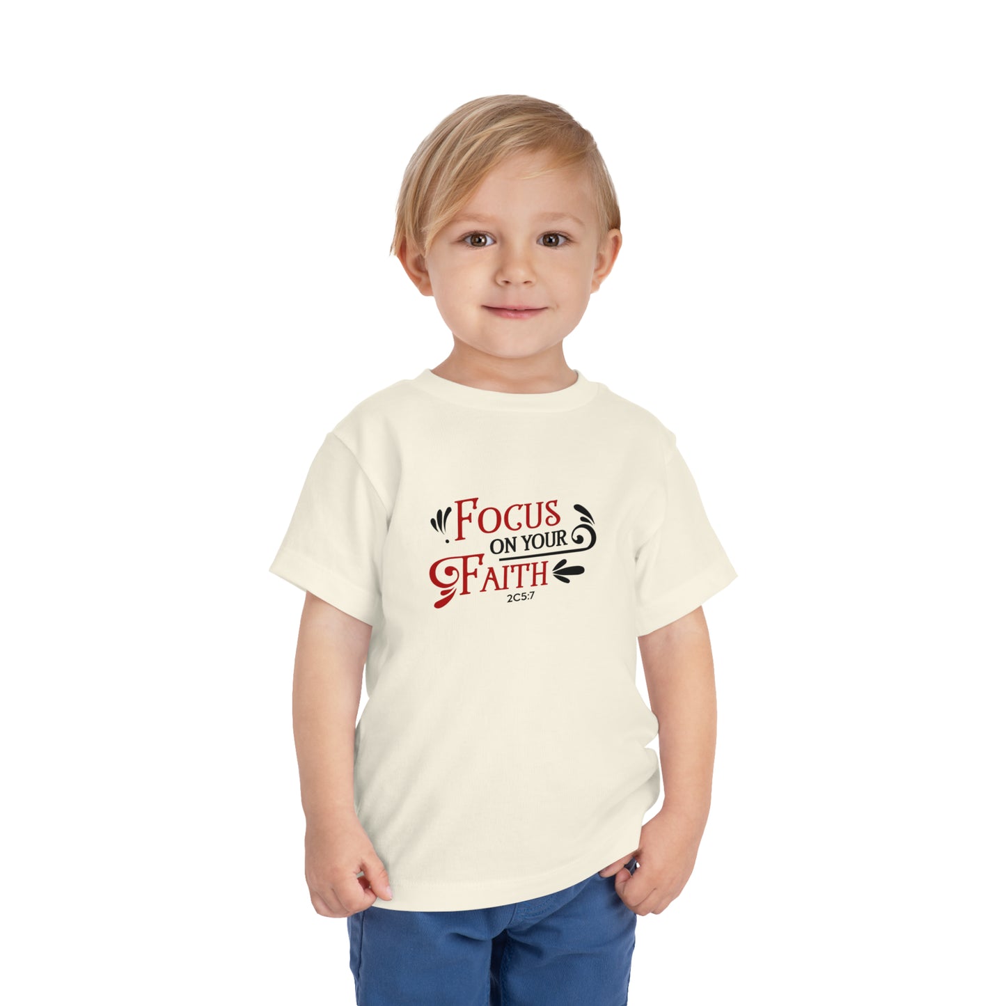 Focus On Your Faith Toddler Tee