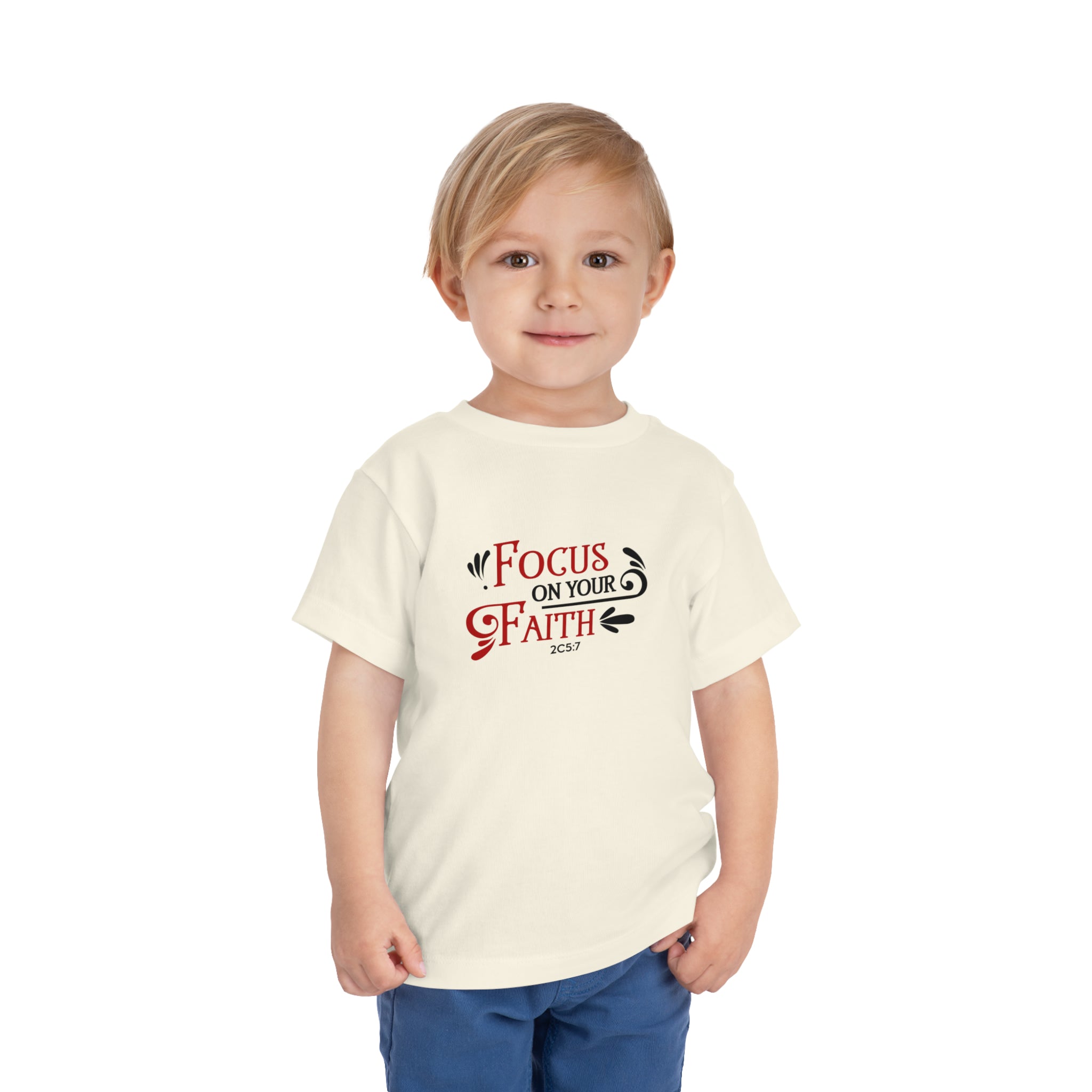 Concentrez-vous sur votre foi Tee-shirt pour tout-petits 
