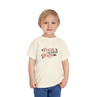 Focus On Your Faith Toddler Tee