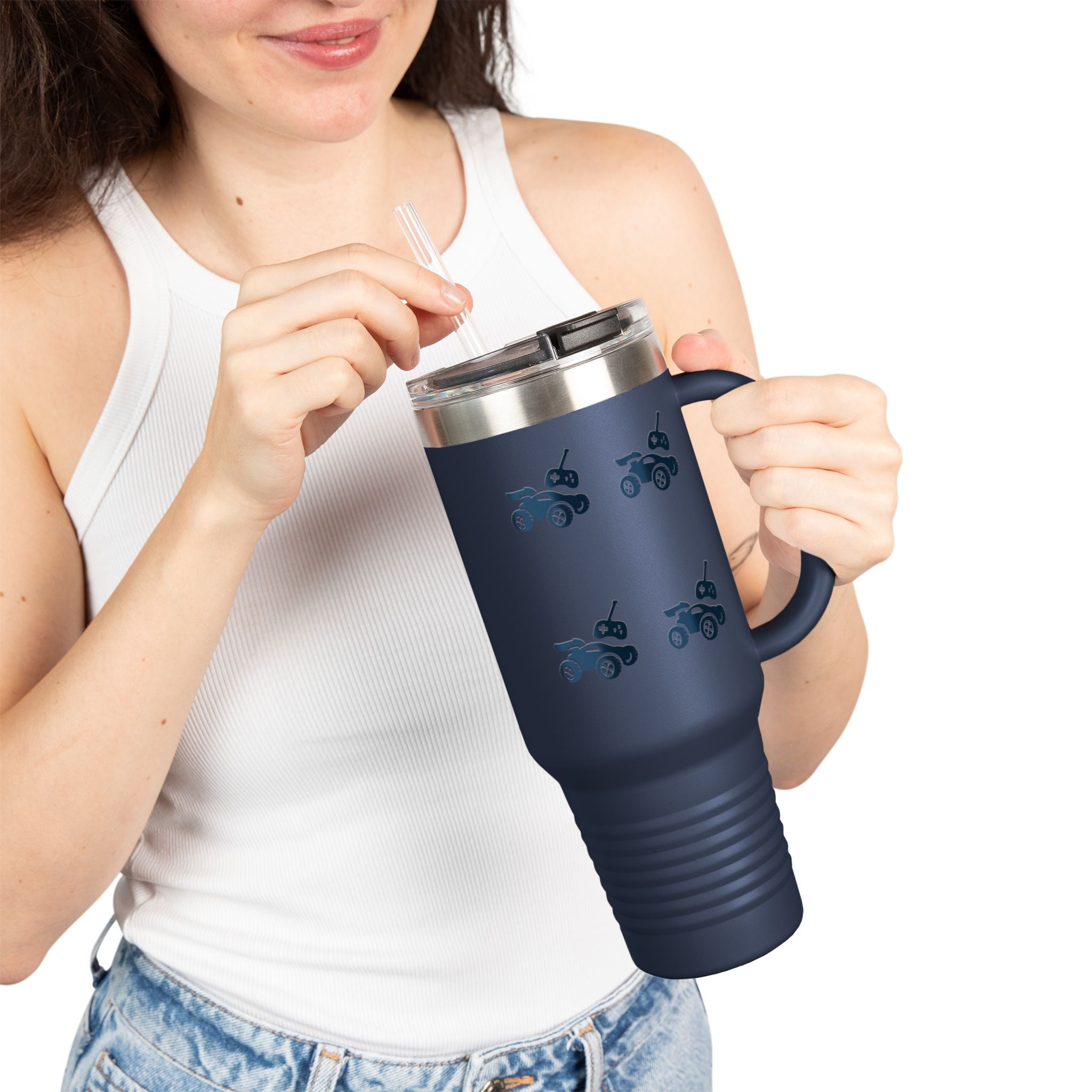 Fun Off-Roading Insulated Travel Mug, 40oz - Adventure Mug for Outdoor Lovers, Great for Camping, Road Trips, Gifts