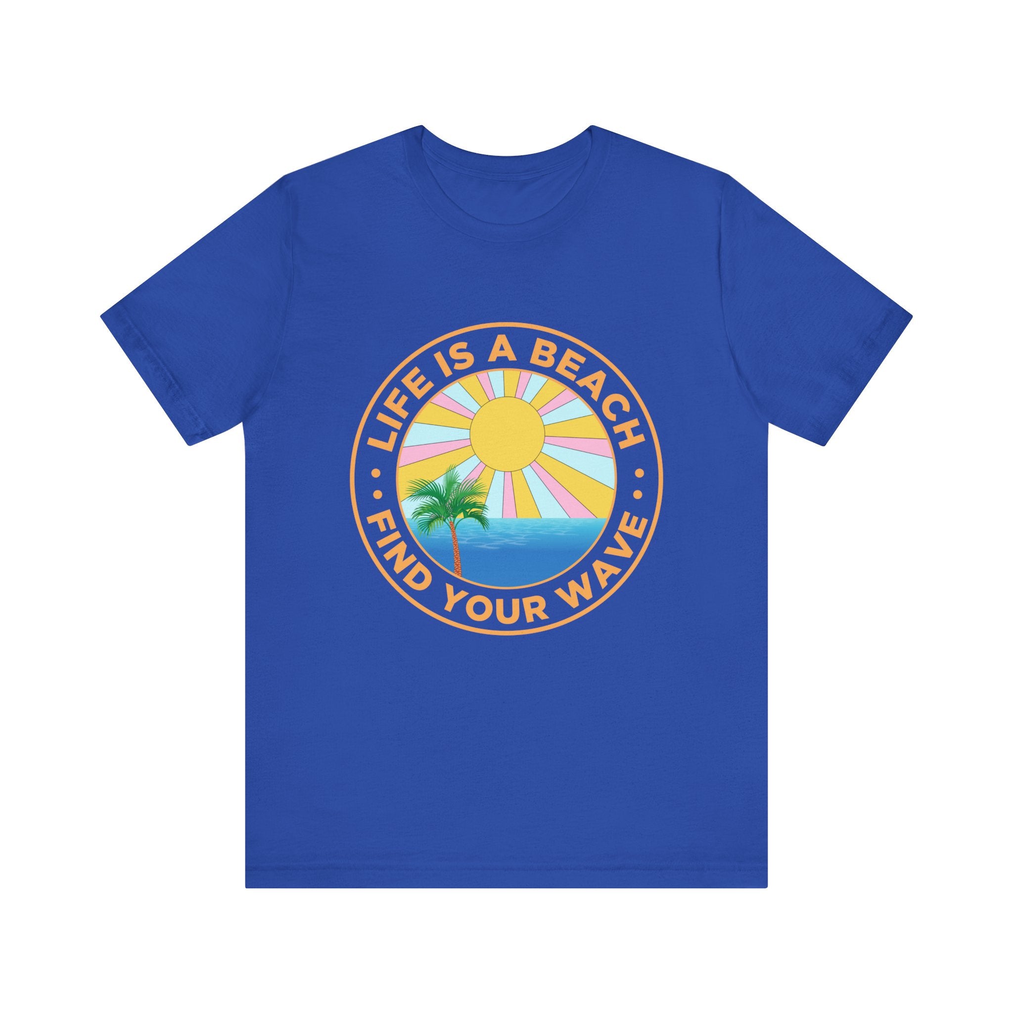 La vie est un tee-shirt unisexe de plage 