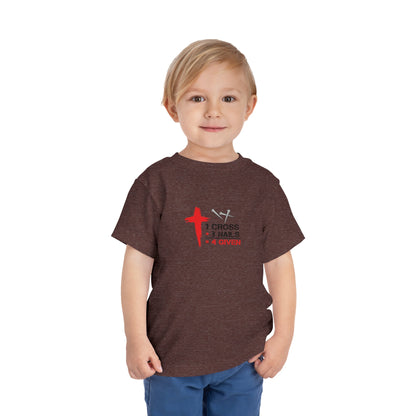 1Cross 3Nails 4Given Toddler Tee Printify