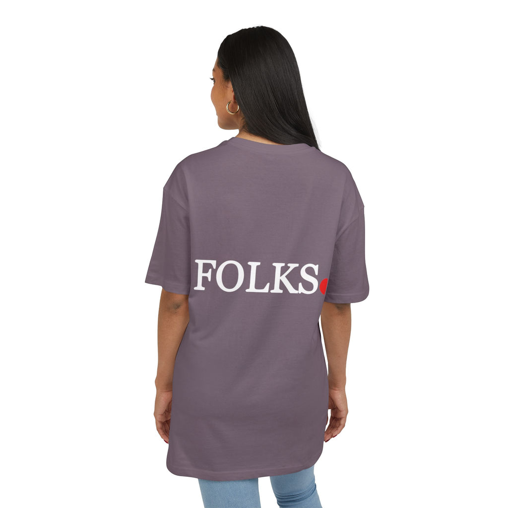 Oversized Tee with Bold Red Dot, Everyday Tee