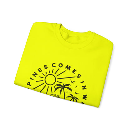 Le bonheur vient par vagues Sweatshirt 