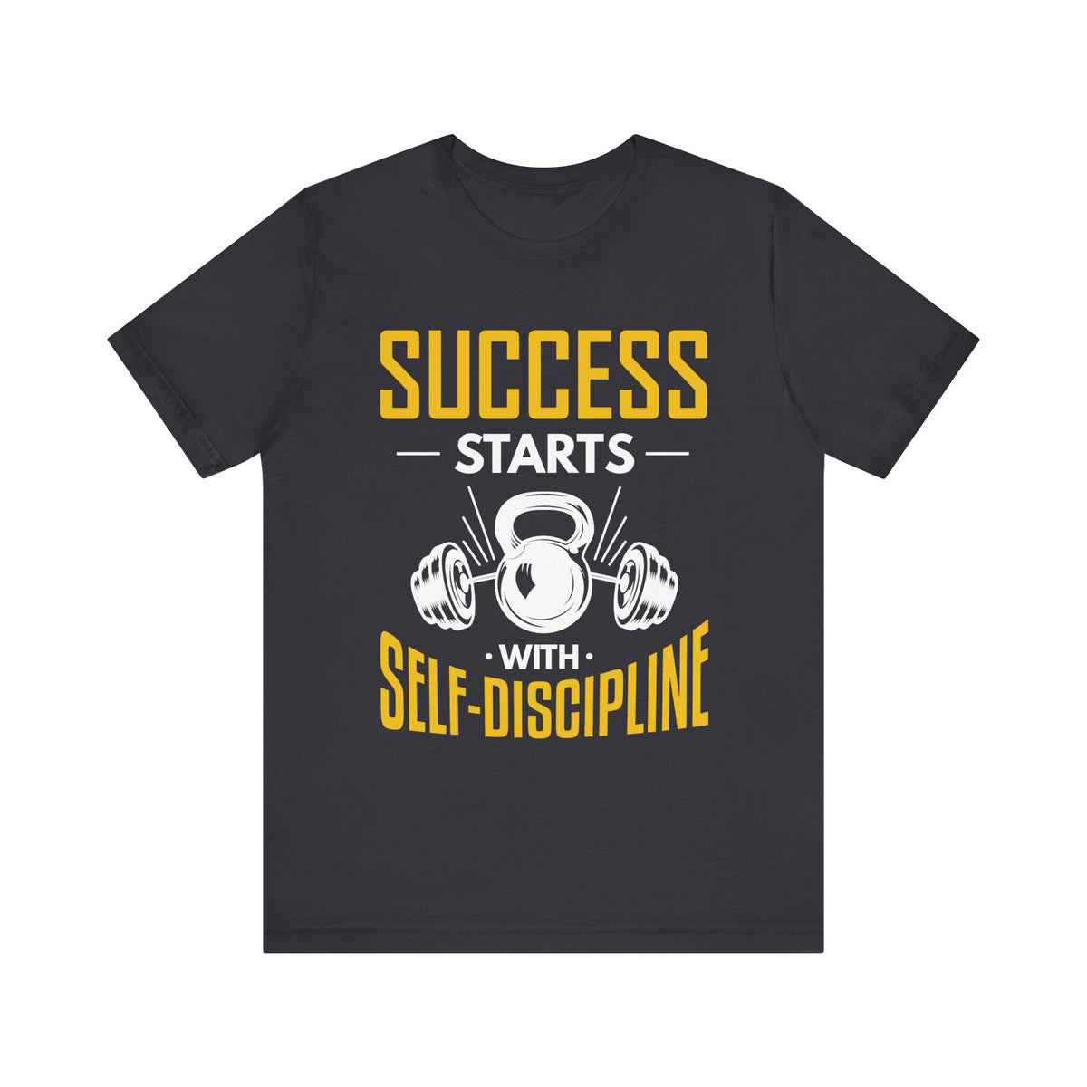 Le succès commence par le tee-shirt unisexe d’autodiscipline 