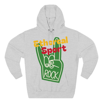 Fleece Hoodie - Ethereal Sport Rock Design