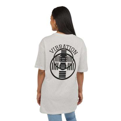 Unisex Vibration Oversized Tee | Comfortable Streetwear, Gym Apparel, Gift for Fitness Lovers, Casual Daily Wear, Graphic Tee
