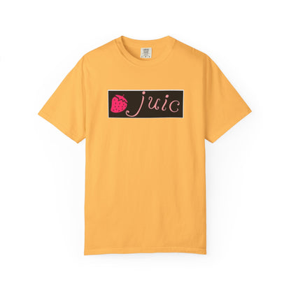 Strawberry JUIC Unisex T-Shirt, Cute Graphic Tee, Summer Apparel, Gift for Fruit Lovers, Trendy Fashion, Casual Wear