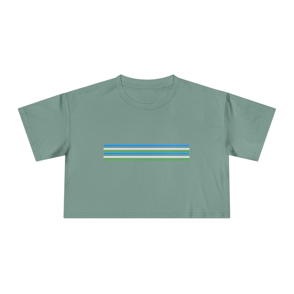 Crop Tee - Bubblegum Design for Women