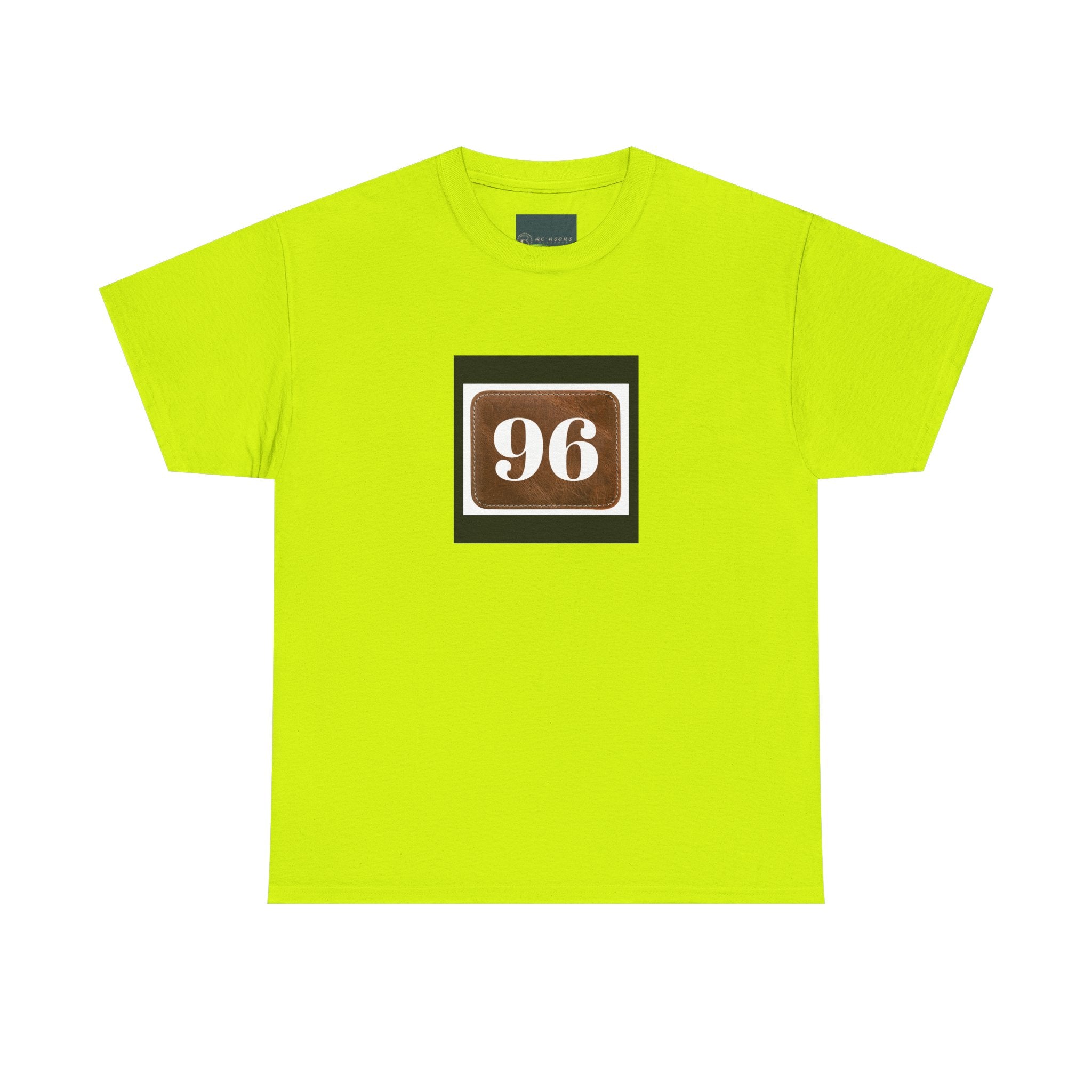 Vintage Style Unisex Heavy Cotton Tee - Classic 96 Design