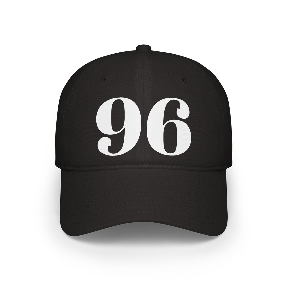 Vintage Red Baseball Cap with Bold '96' Design | Casual Sportswear