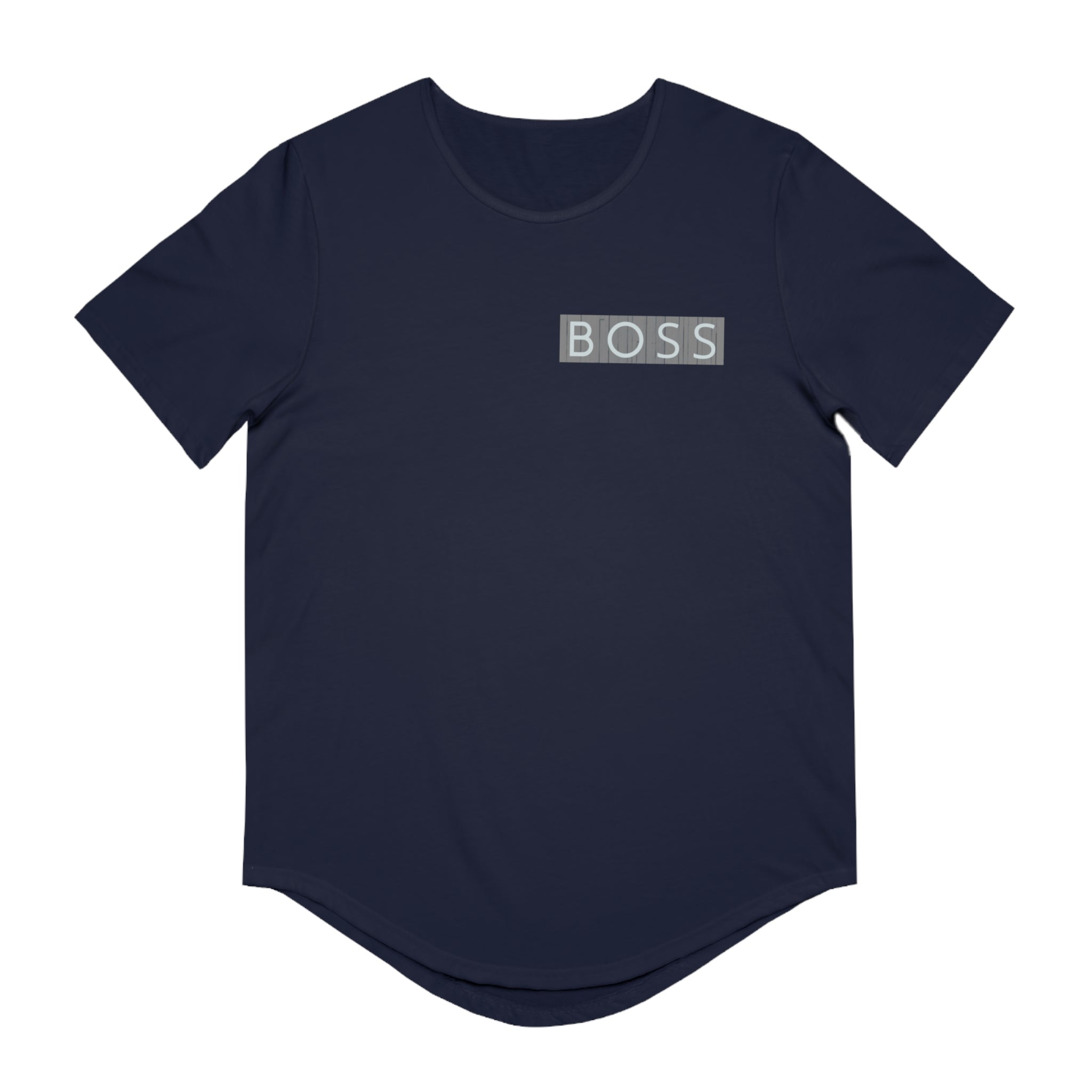 Men's Jersey Curved Hem Tee