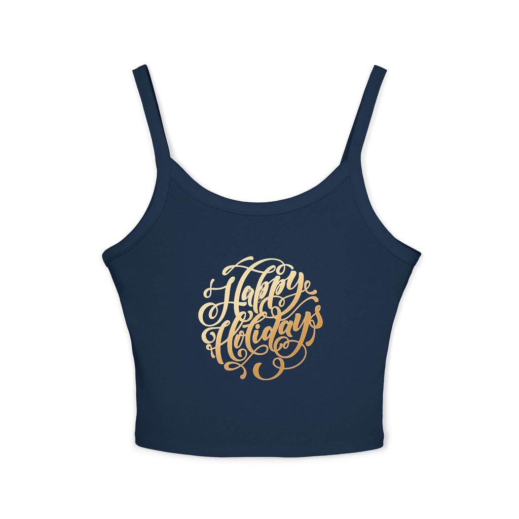 Tank Top - Happy Holiday Print