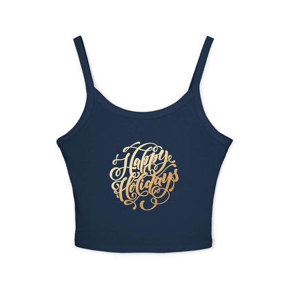 Tank Top - Happy Holiday Print