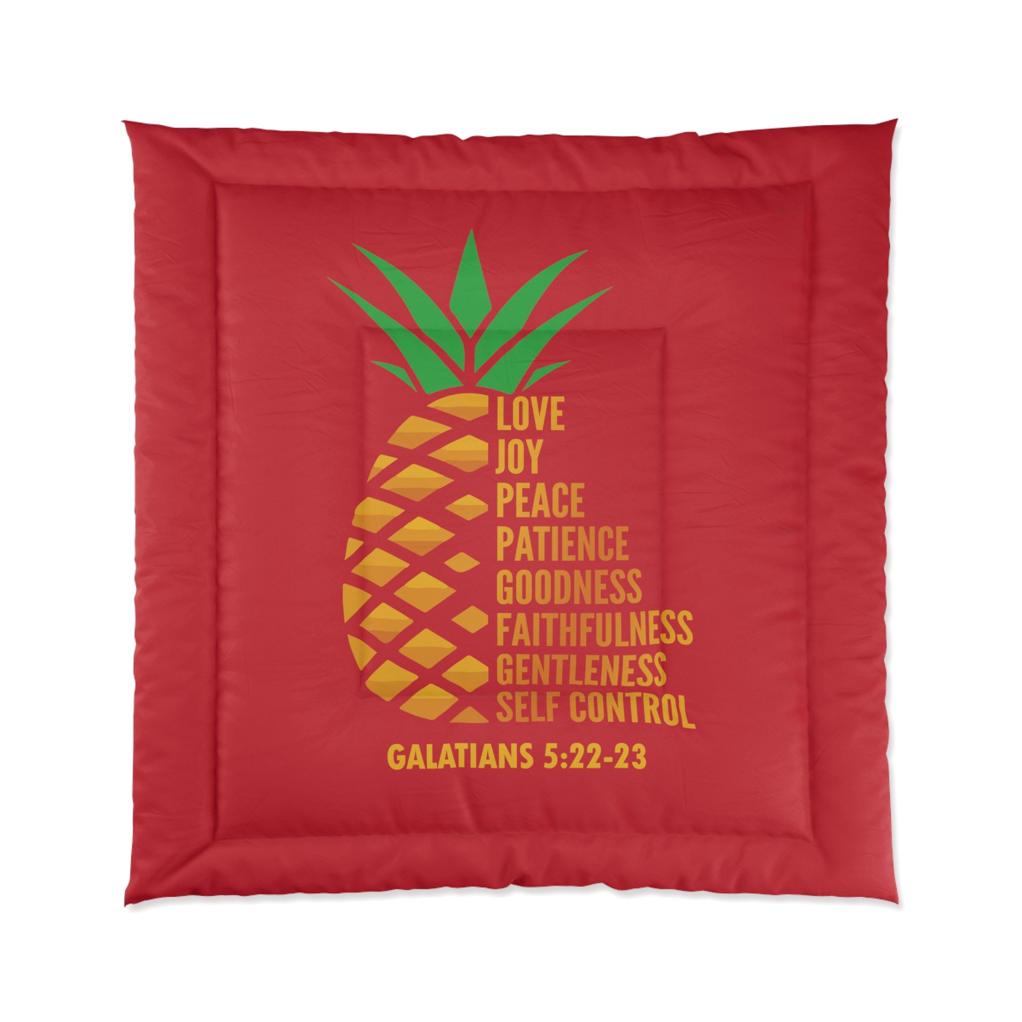 Love Joy Peace Comforter