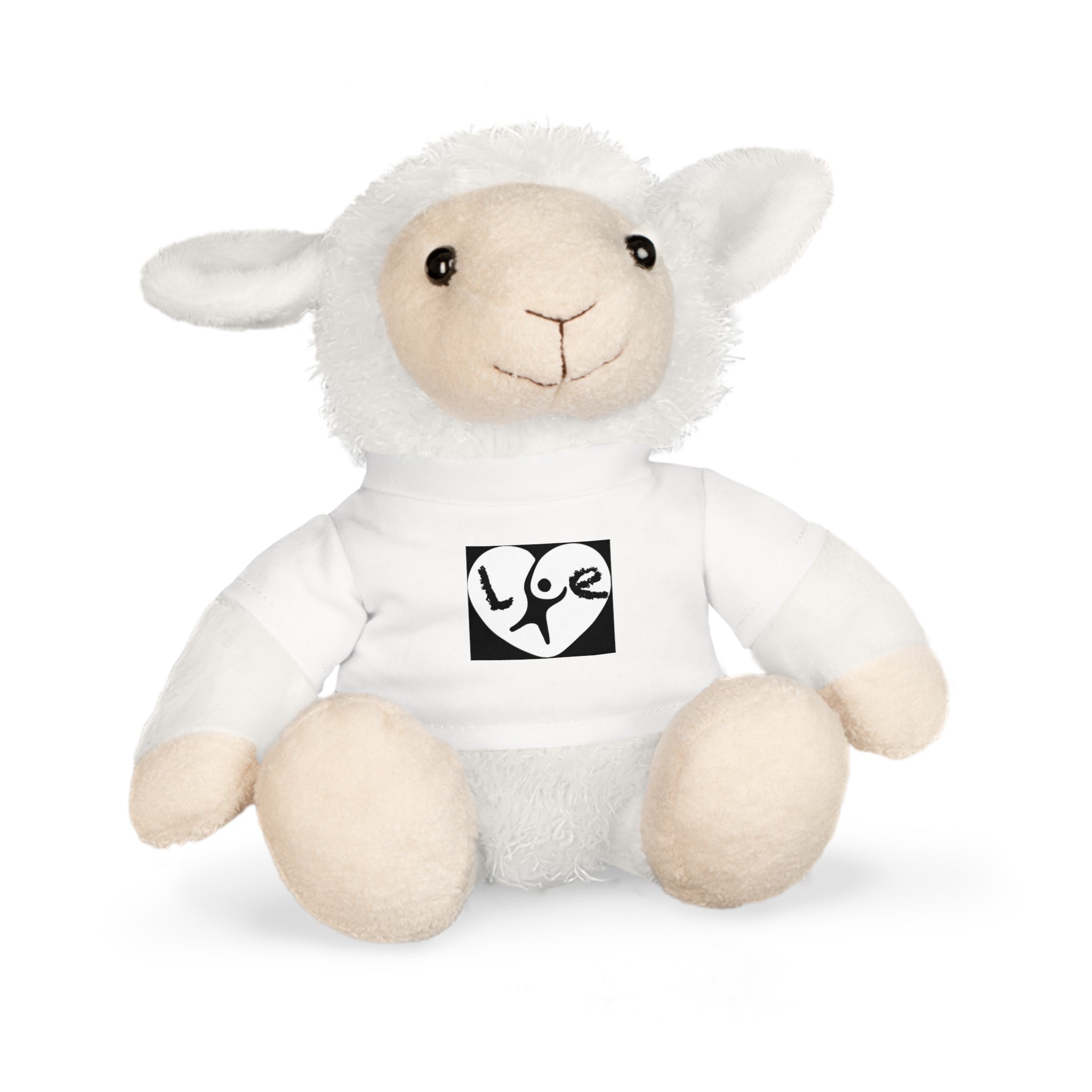 Adorable Love Bear Plush Toy in T-Shirt - Perfect Gift for Kids Printify