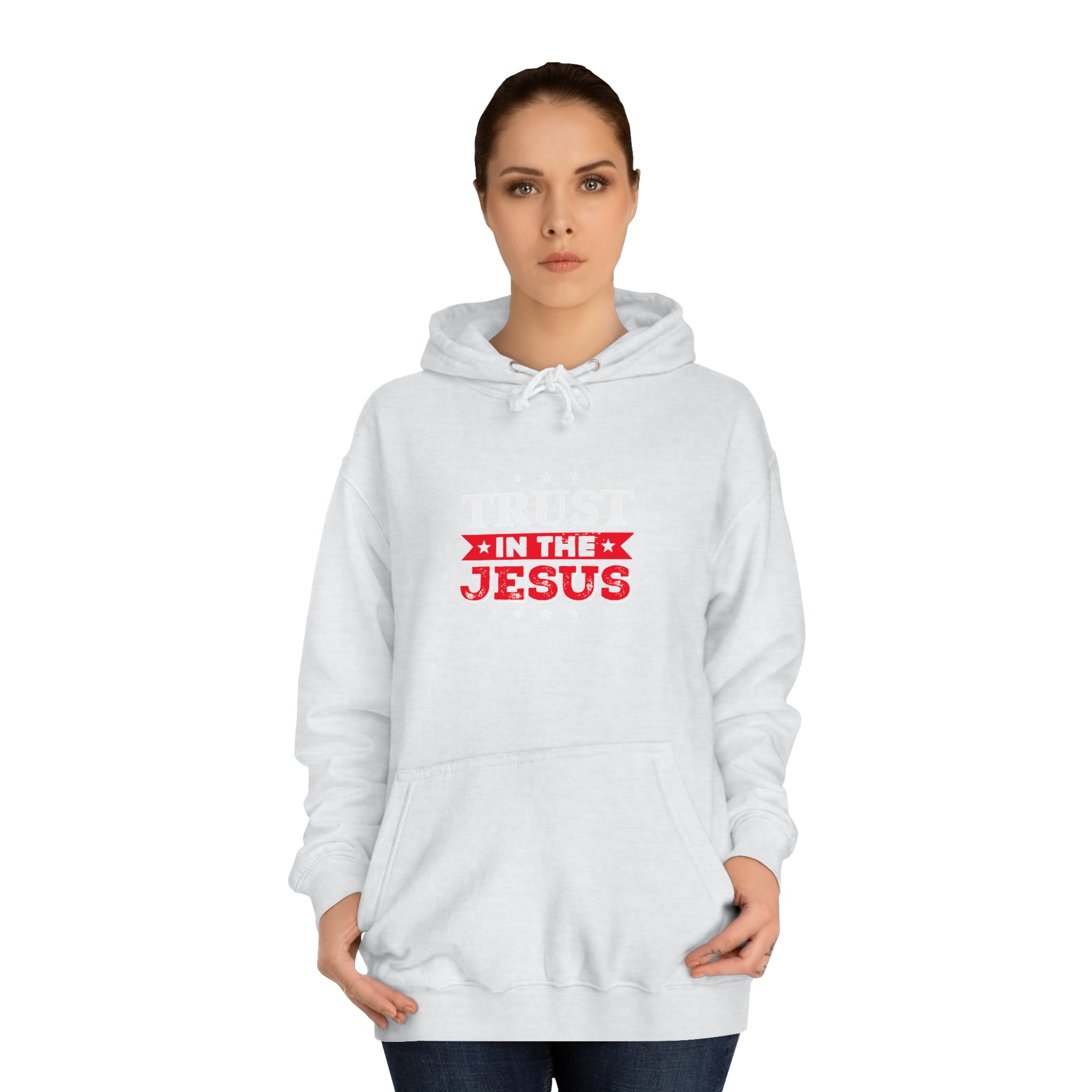Faites confiance au sweat à capuche unisexe Jésus 