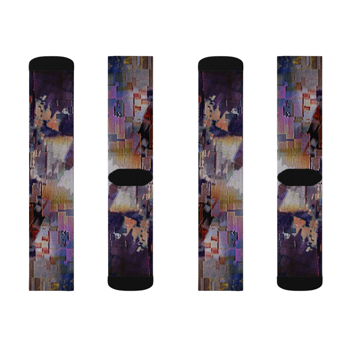 Sublimation Socks - Vibrant Sublimated Design Printify