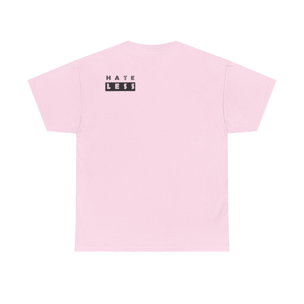 HATE LESS Unisex Heavy Cotton Tee - Comfortable Casual Wear