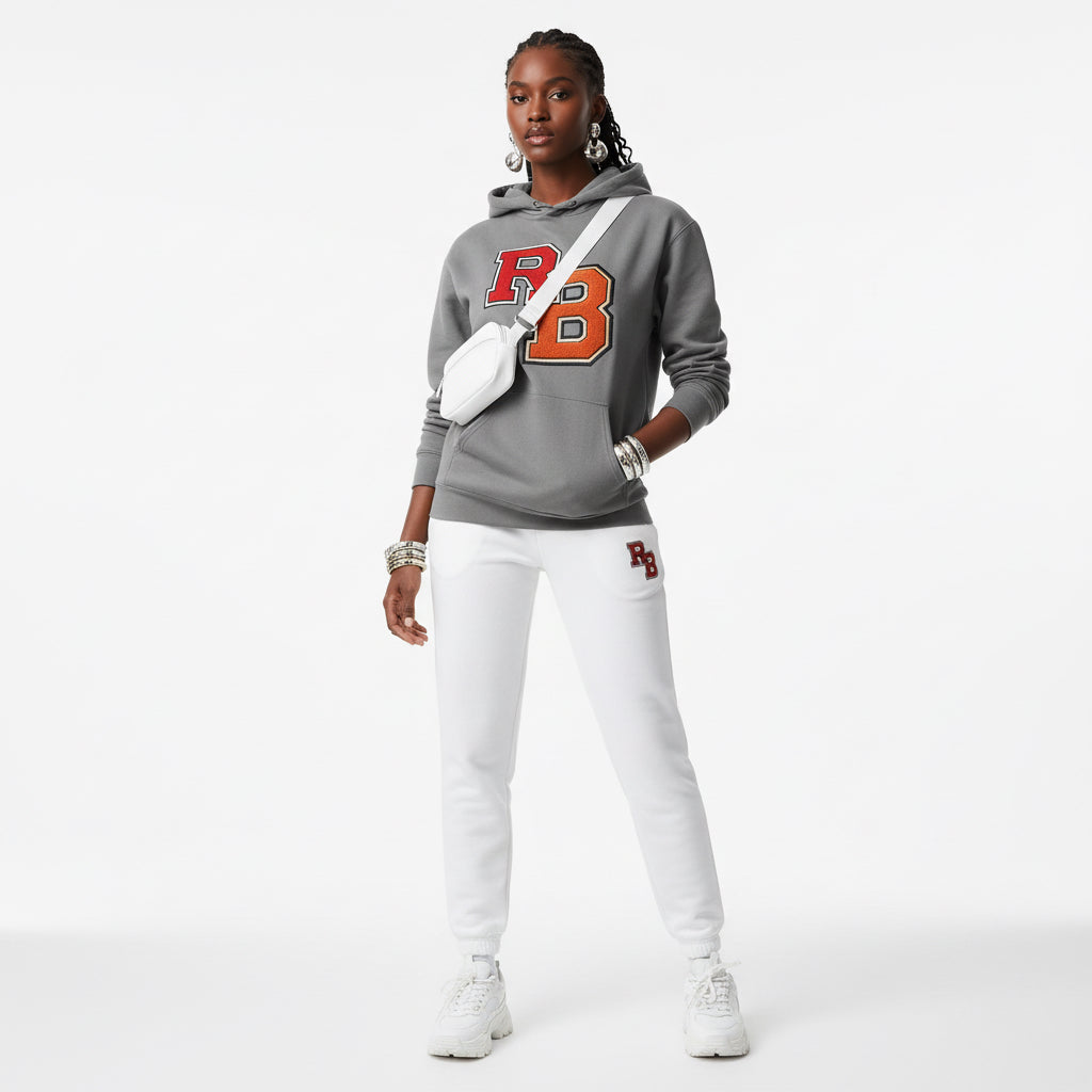 Letterman RB Hoodie — Garment-Dyed Athletic Pullover Printify