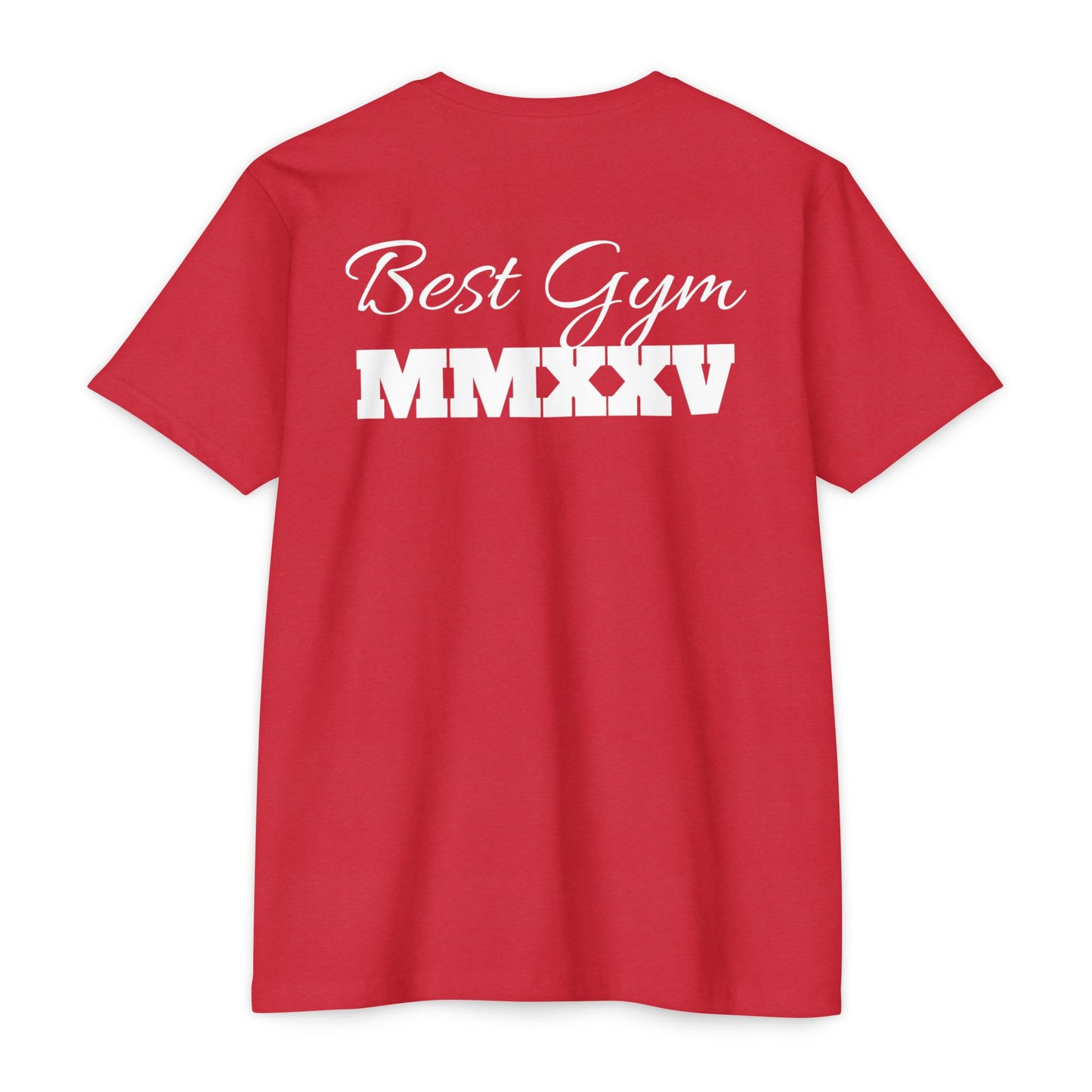 Best Gym Unisex CVC Jersey T-Shirt - Comfortable Fitness Apparel