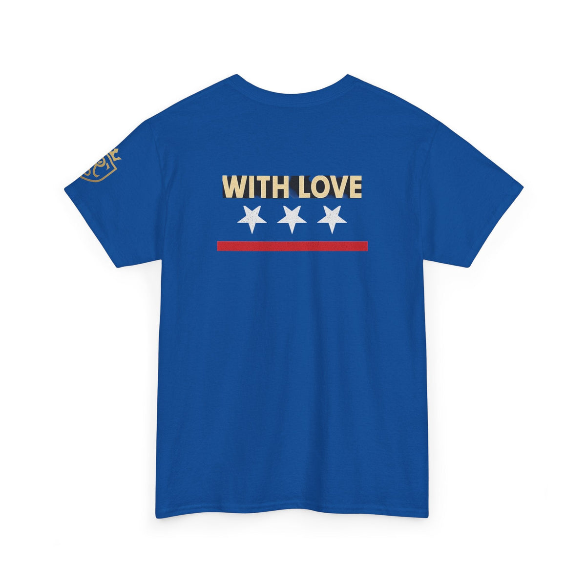 Stylish Unisex Heavy Cotton Tee - 'With Love' Statement Shirt, Casual Wear, Gift for Her, Gift for Him, Everyday Comfort Printify