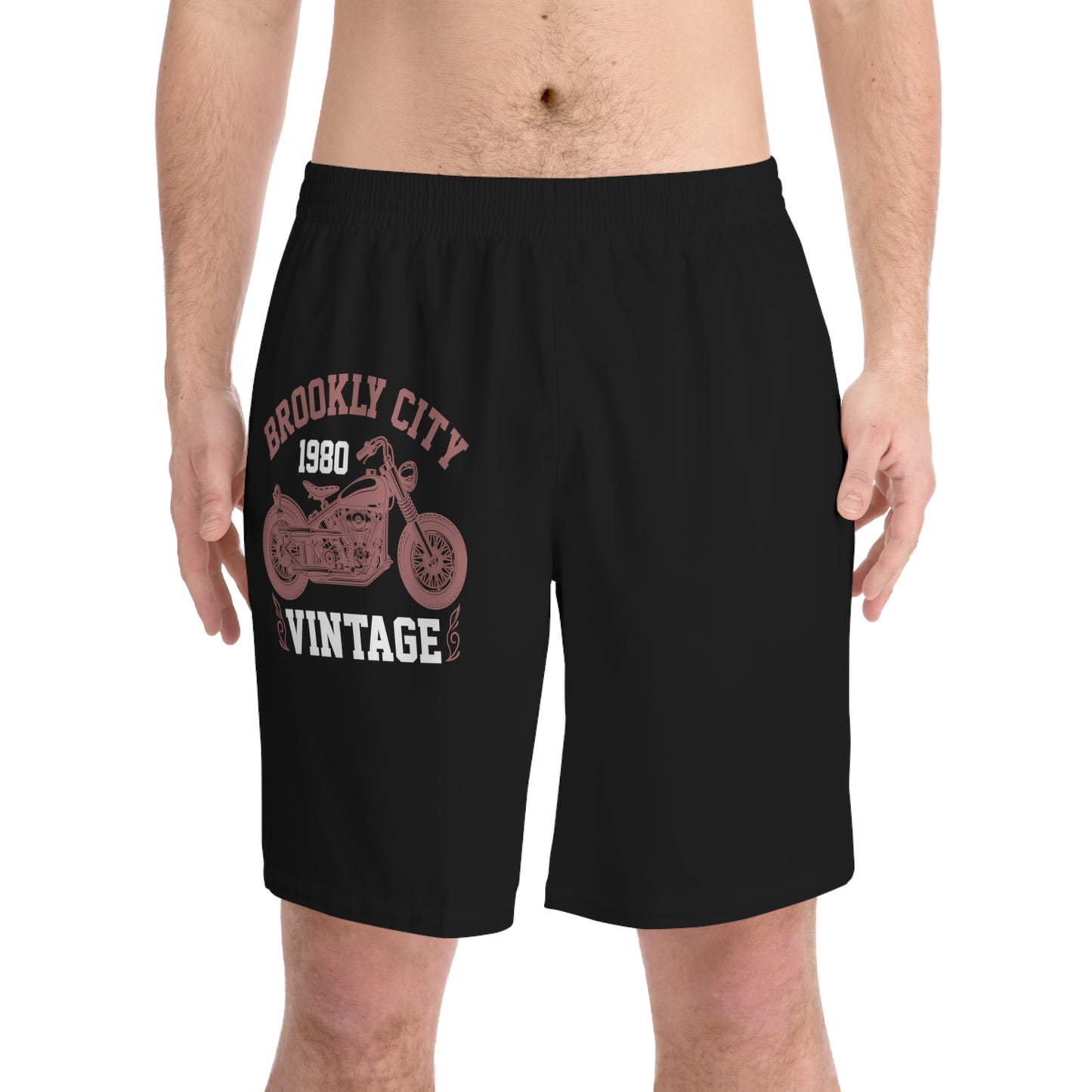 Men's Elastic Beach Shorts (AOP)