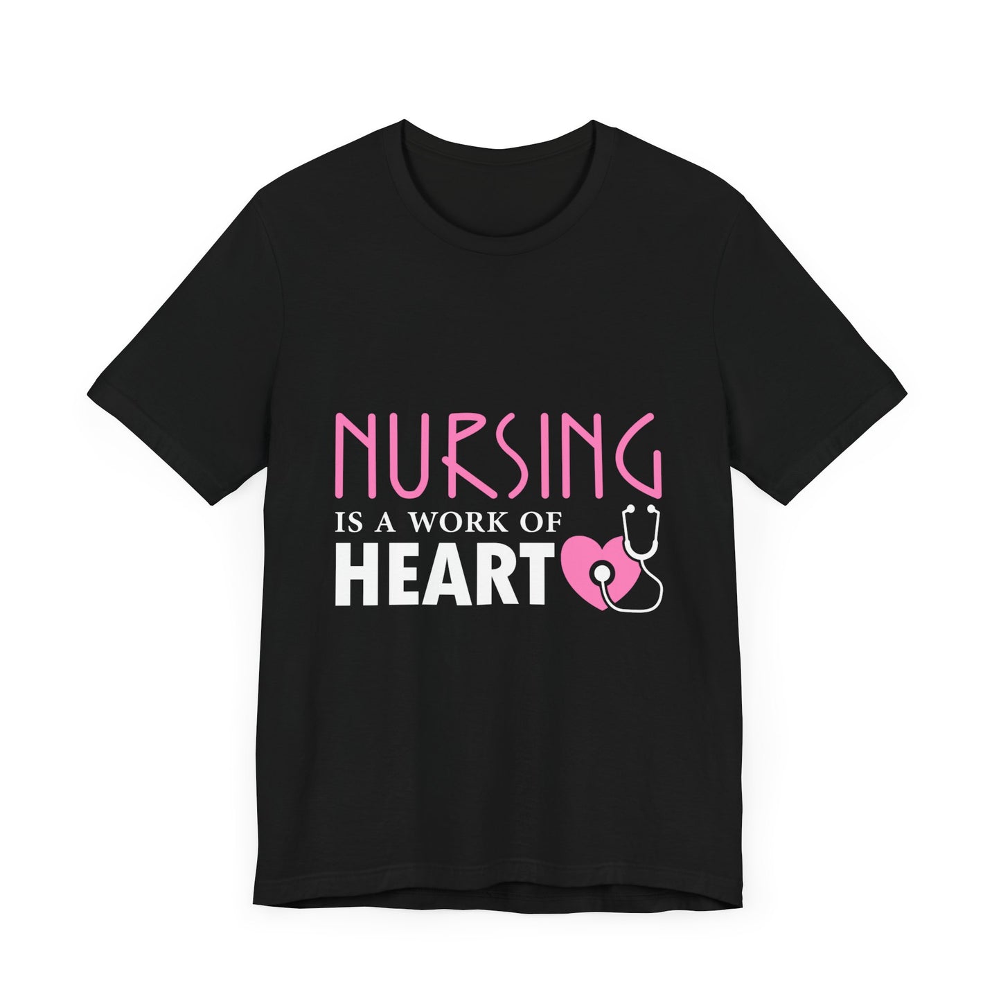 Nursing Is A Work Of Heart Unisex Tee