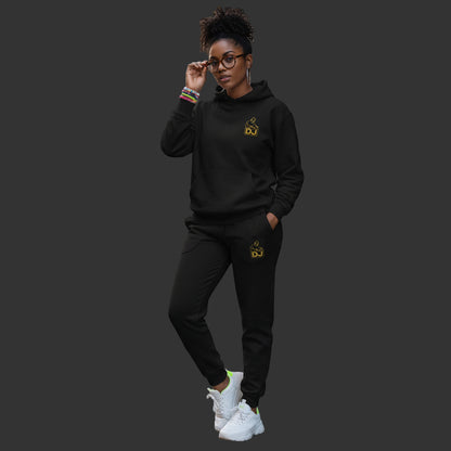 Embroidered Fleece Sweatpants Printify