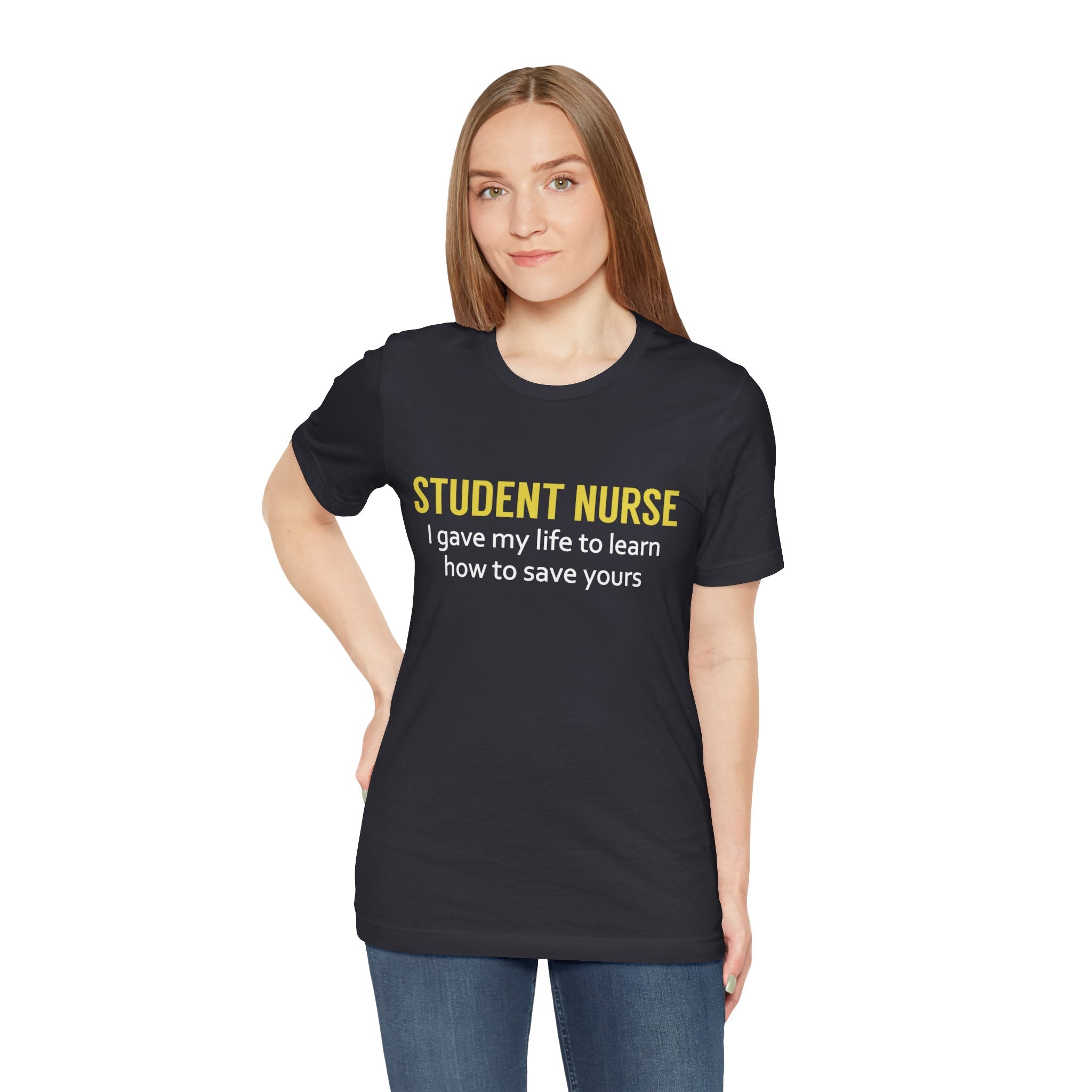 Tee-shirt unisexe infirmière étudiante 