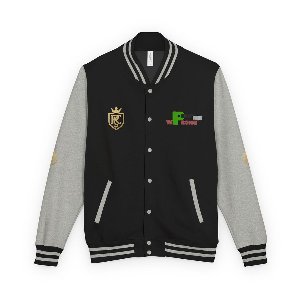 Unisex Heavyweight Letterman Jacket, Stylish Varsity Jacket, Casual Wear, Gift for Him/Her, Sports Team Apparel, College Spirit Gear Printify