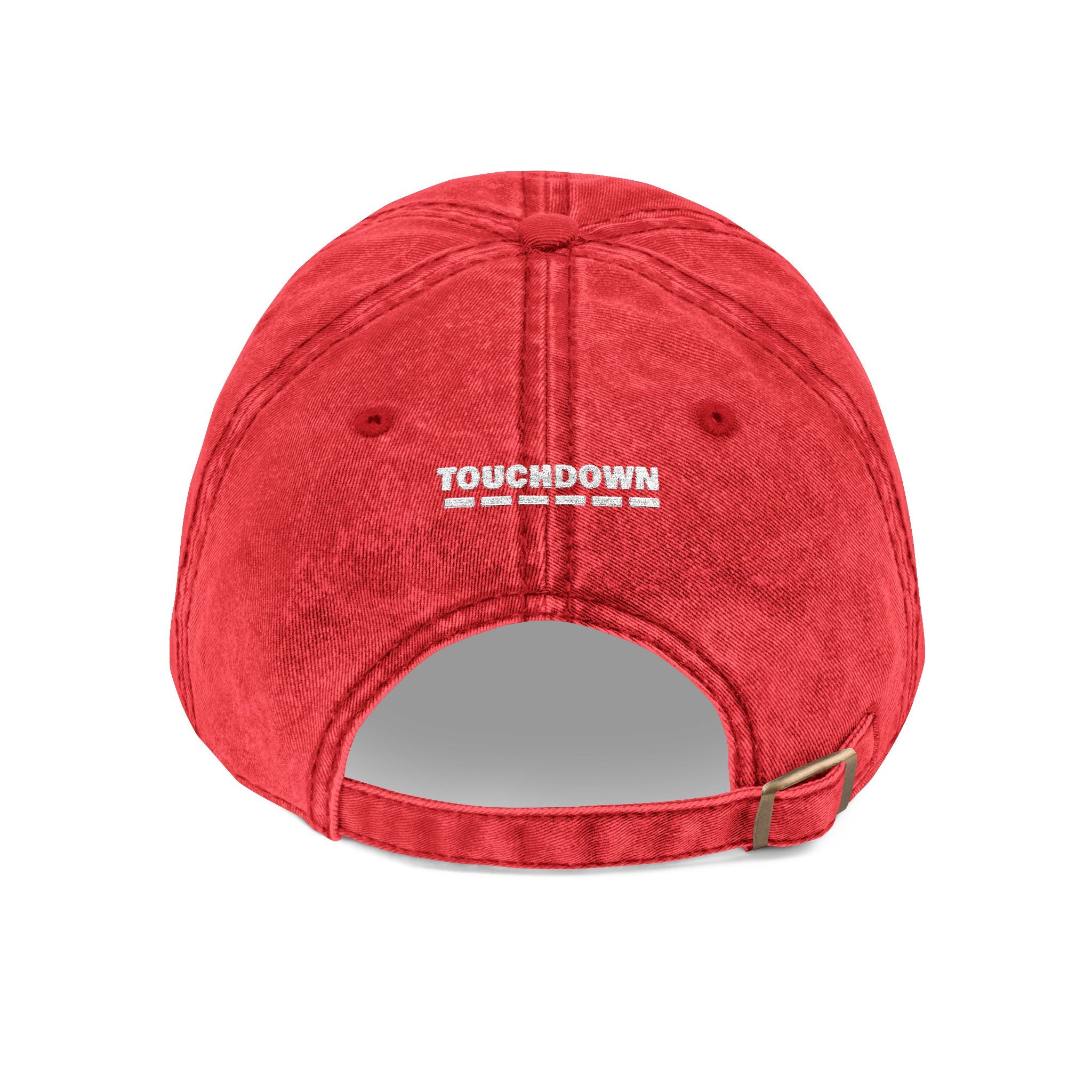 Embroidered Vintage Cap - Touchdown Sports Fan Hat