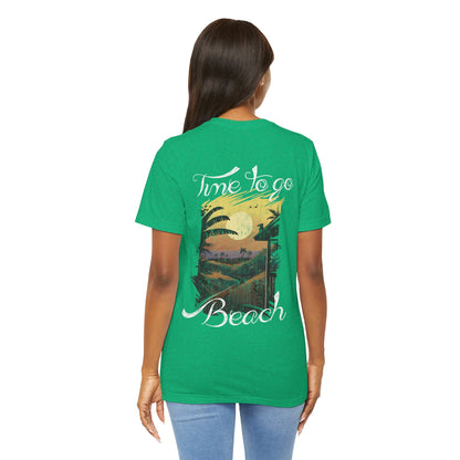 Il est temps d’aller à la plage Tee-shirt unisexe 