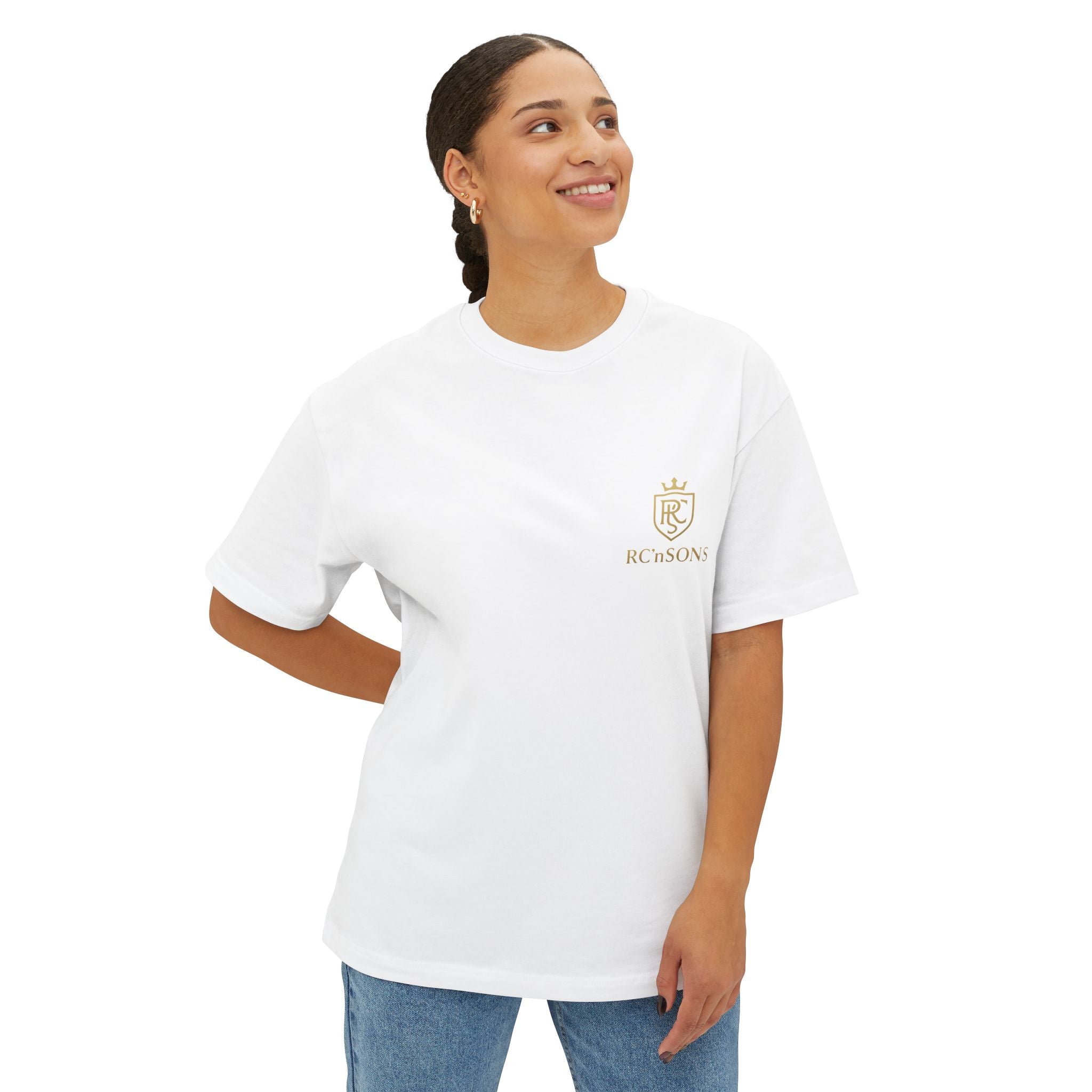 Unisex Oversized Boxy Tee with RC’nSONS Design Printify