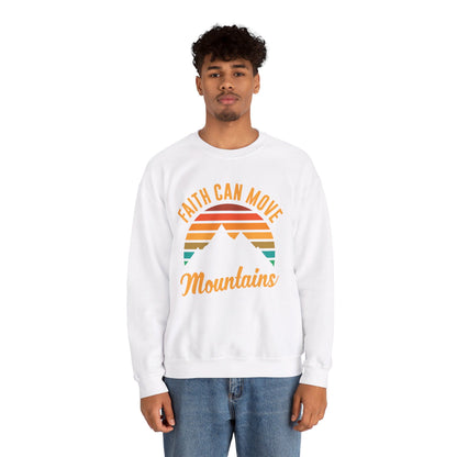 Faith Can Move Mountains Sweat-shirt unisexe 