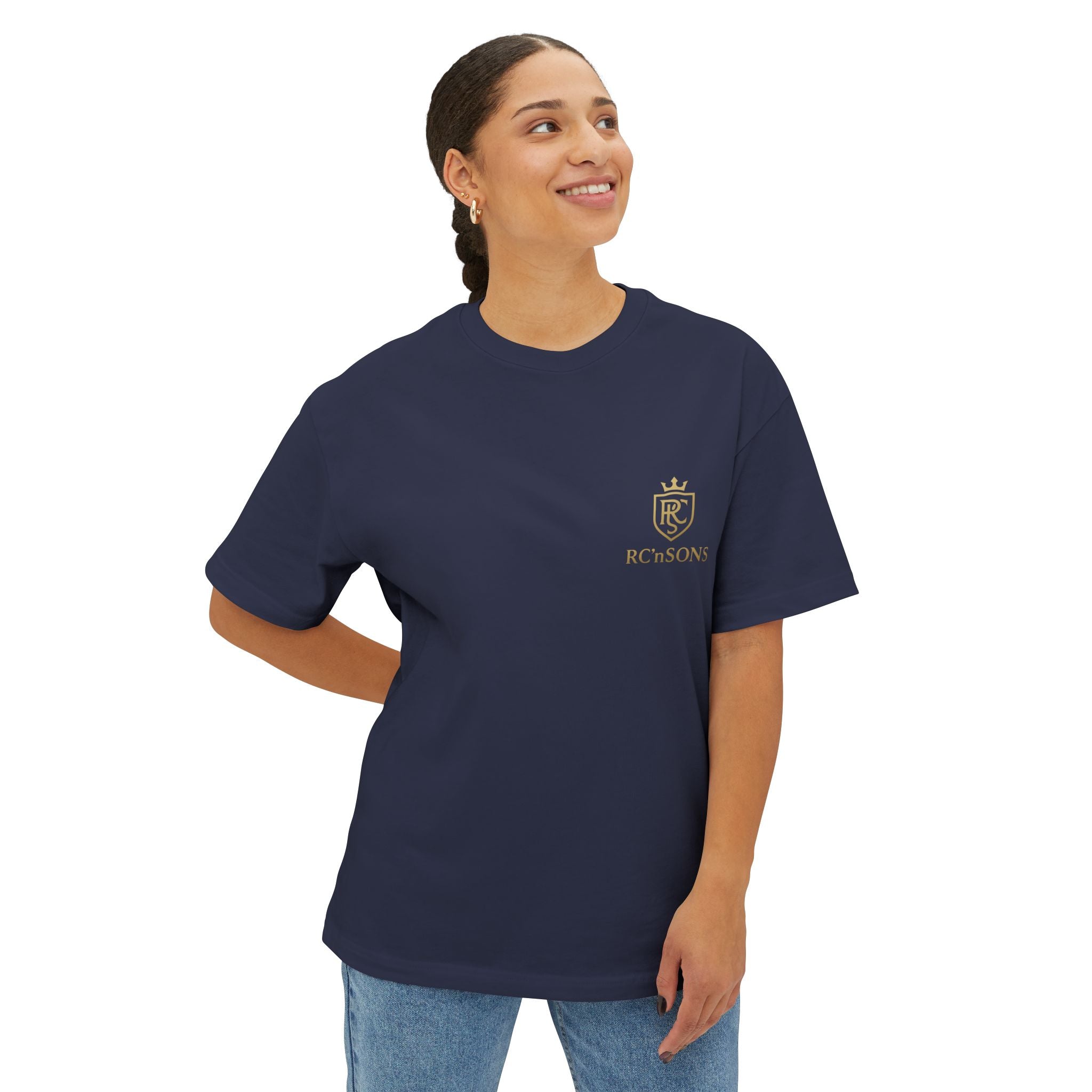 Unisex Oversized Boxy Tee with RC’nSONS Design Printify