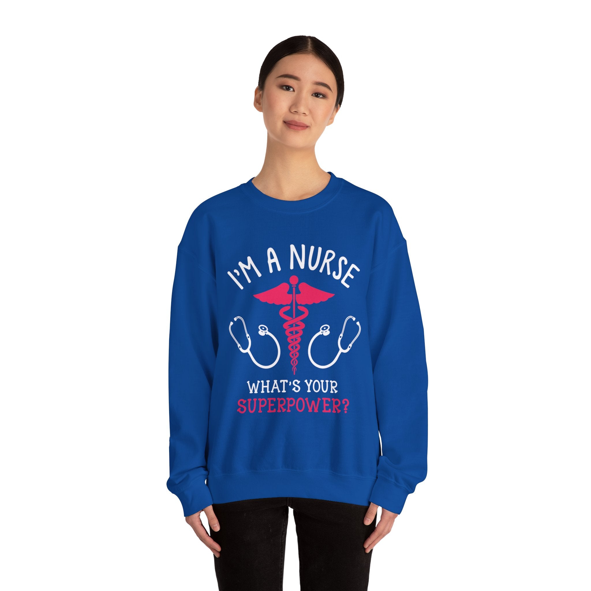 Je suis un sweat-shirt unisexe infirmière 