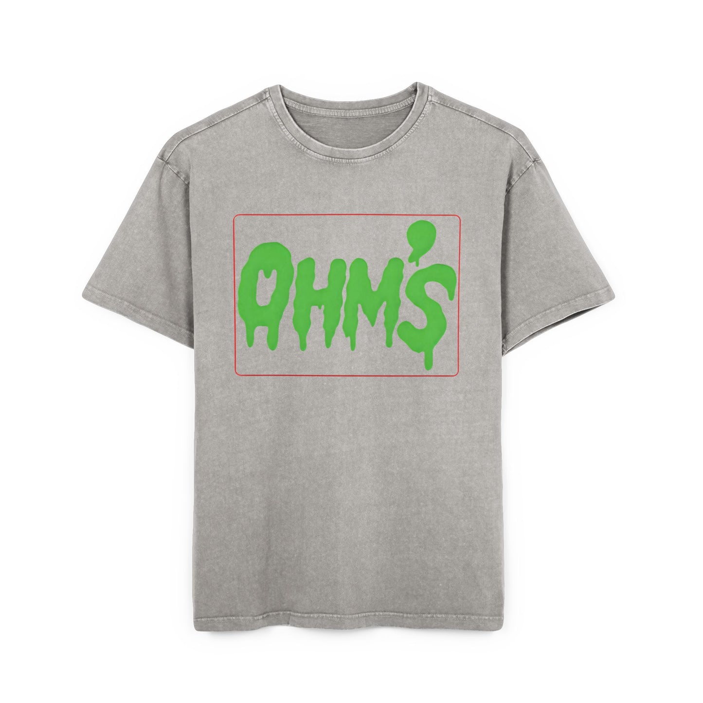 T-Shirt Olm’s Mann Acid Washed Heavy Oversize Tee for Men
