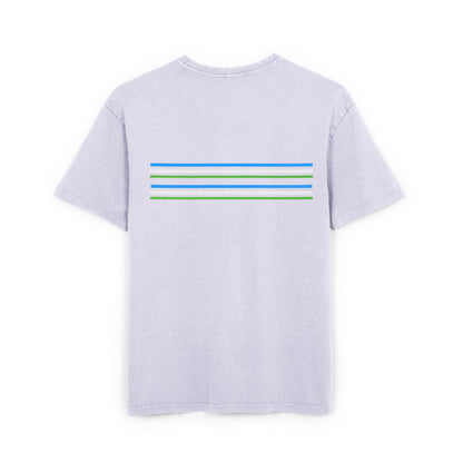 Oversize Tee with Bold Lines