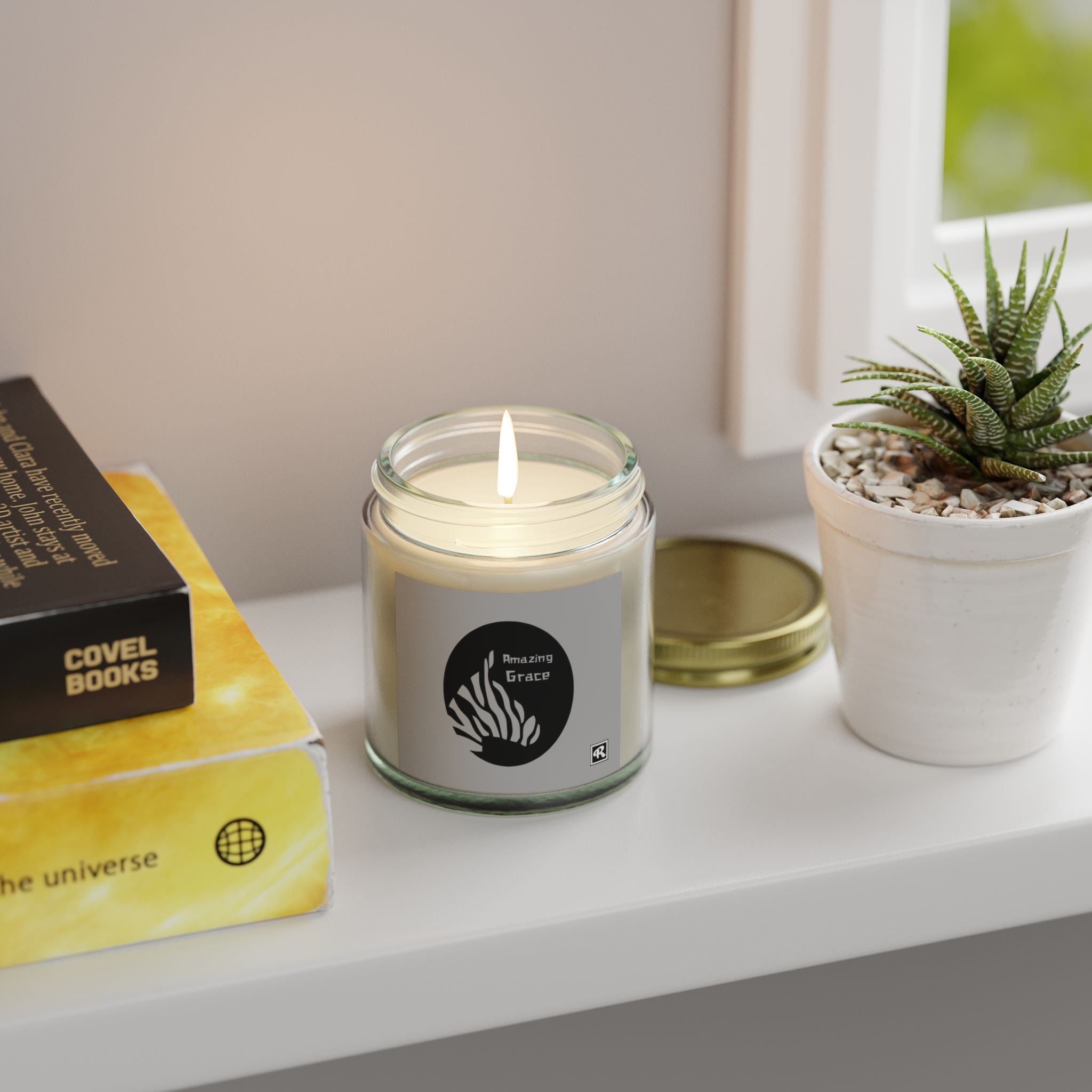 Amazing Grace Scented Candles | Relaxing Aromatherapy, Eco-Friendly Gifts for Home, Self-Care, Spa, Birthdays, and Celebrations