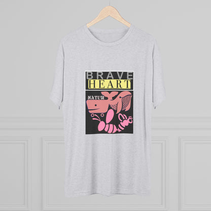 Brave Heart Tri-Blend Unisex T-Shirt