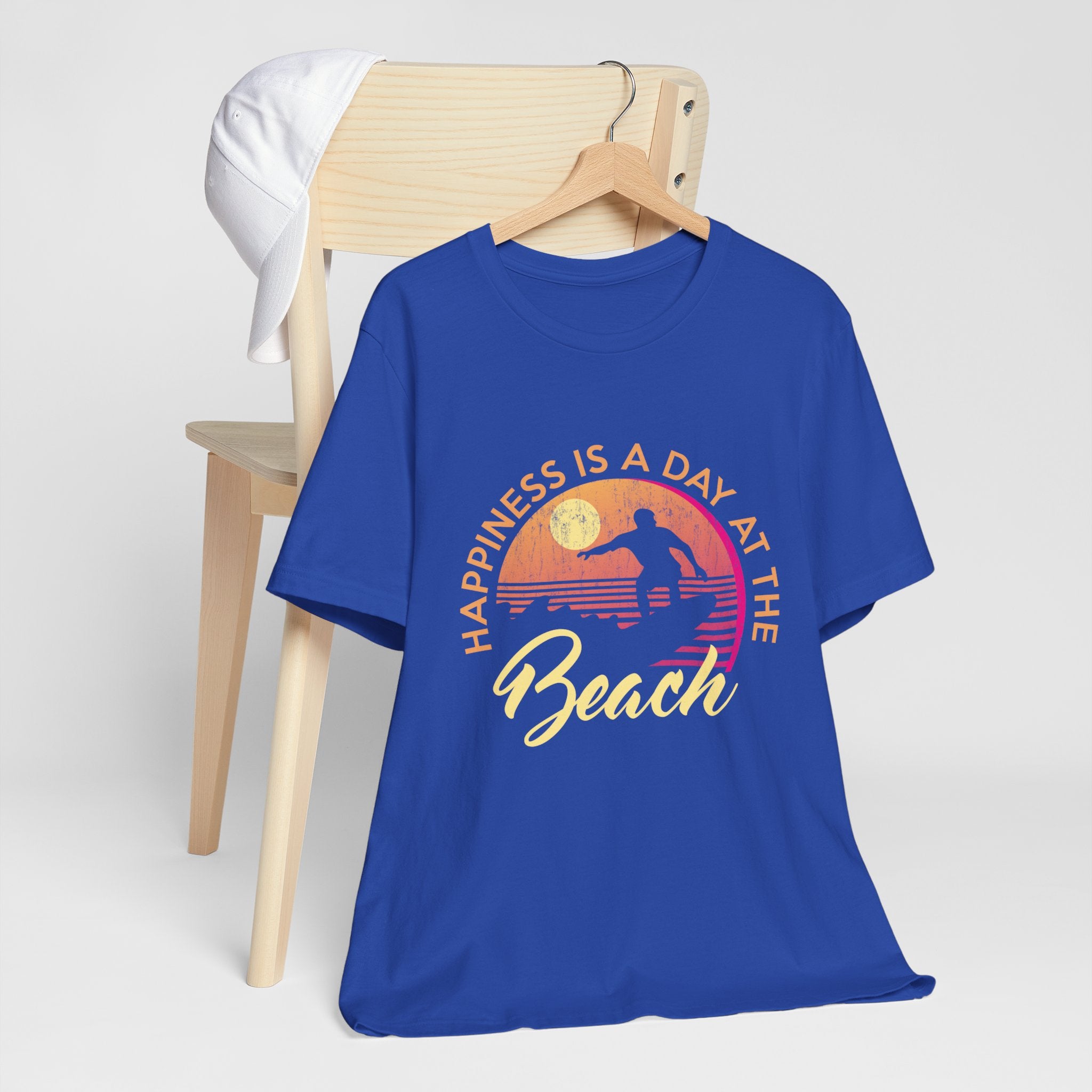 Le bonheur est une journée à la plage Tee unisexe 