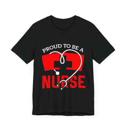 Fier d’être un tee-shirt unisexe infirmière 