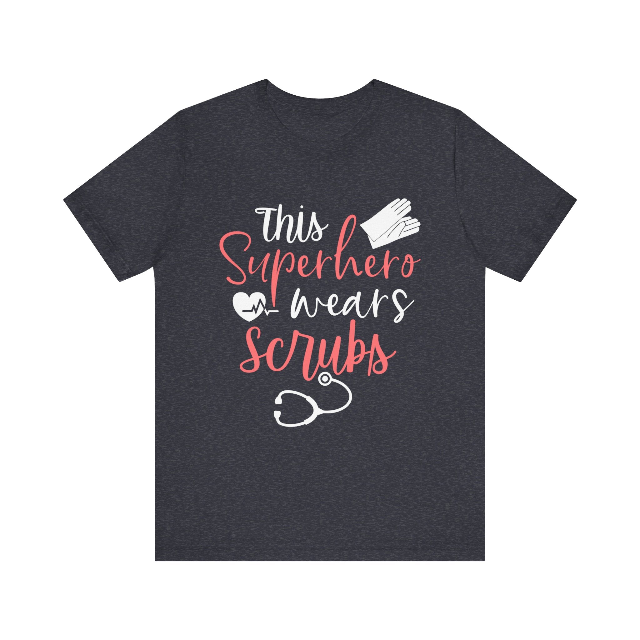 Ce super-héros porte un tee-shirt unisexe Scrubs 