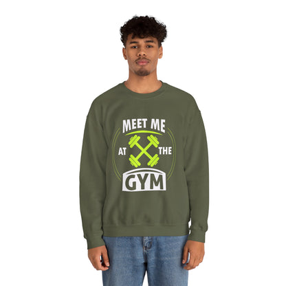 Rencontrez-moi au sweat-shirt unisexe du gymnase 