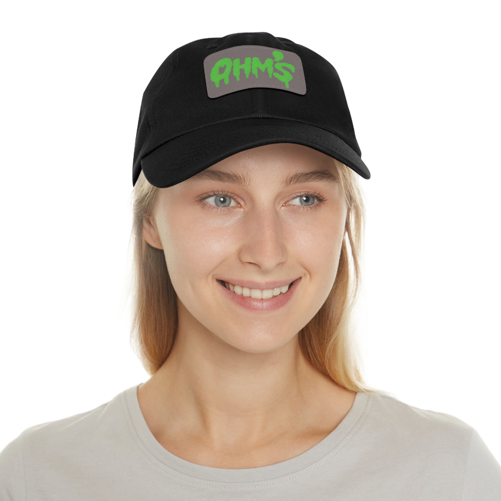 Dad Hat Olm's Cap Rectangle Leather Patch