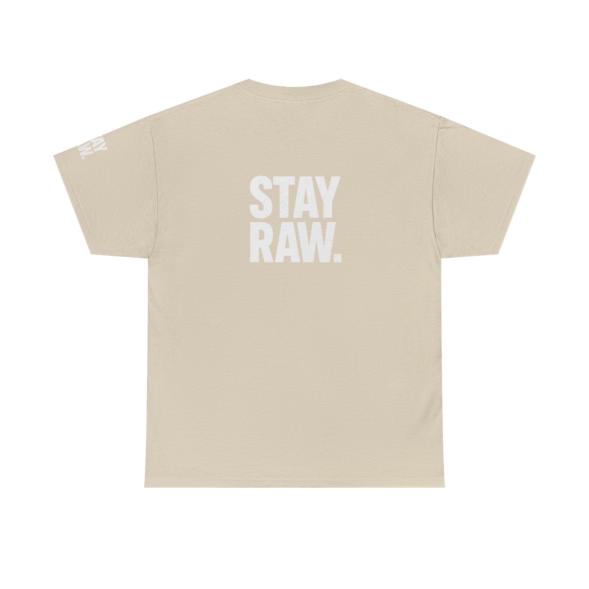 Raw Energy Unisex Tee - Stay Raw, Casual Wear, Street Style, Everyday Outfit, Graphic Tee, Gift for Him/Her Printify